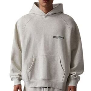 💎✨BRAND NEW✨💎FOG ESSENTIALS HOODIE double line light oatmeal